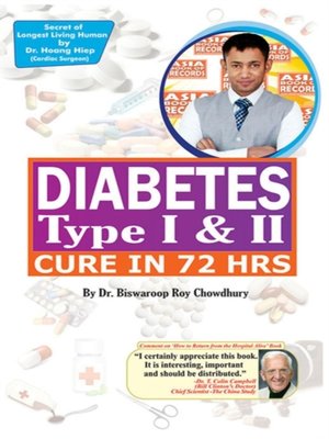 cover image of Diabetes Type I & II--Cure in 72 Hrs